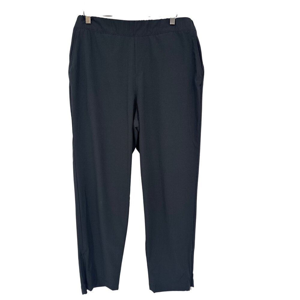Tommy Bahama Golf womens Black size XL Stretch Pull-On Pants ankle